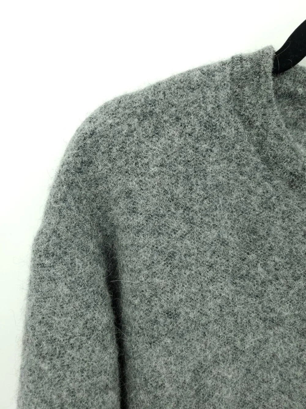 Men's Lululemon Alpaca Wool-Blend Crewneck Sweater L Heathered Asphalt Grey